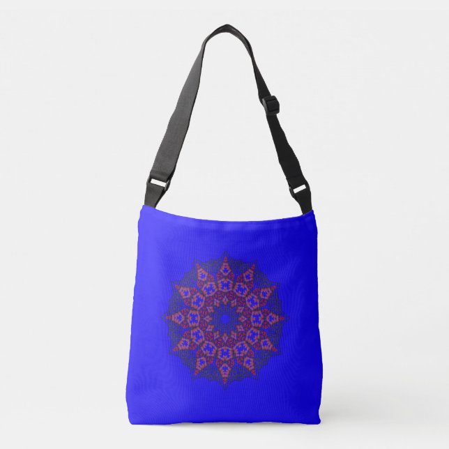 Ajustable sac mortuaire à croix de mandala de l'art 3D (Devant)