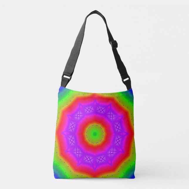 Ajustable Sac mortuaire croisé à couleurs heureuses (Devant)