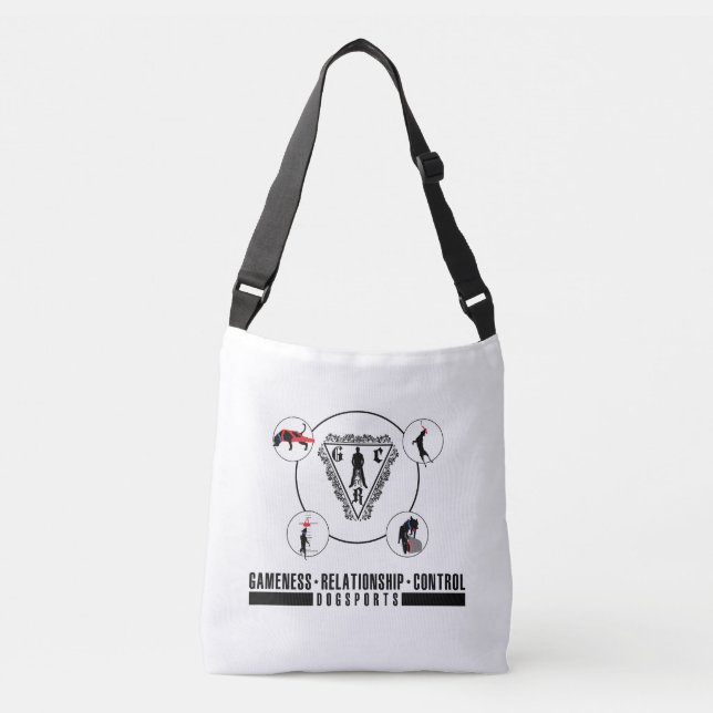 Ajustable Sac mortuaire croisé à GRC DogSports (Devant)
