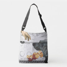 SAC MORTUAIRE CROISÉ À IMPRESSION DU CHIEN WEIM