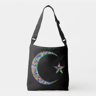 Ajustable sac mortuaire croisé à lune et à étoile