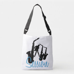 Ajustable Sac noir de session de jazz de saxophoniste de