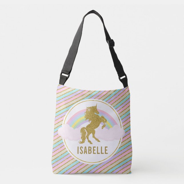 Ajustable Sac personnalisable magique de licorne (Devant)
