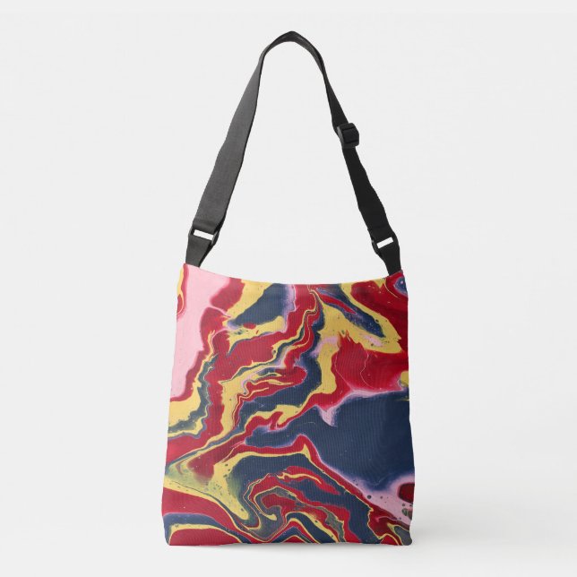 Ajustable Sac Sadie 1 Couleur Folle Abstraite (Devant)