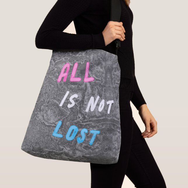 Ajustable Sac Tote Grunge Espoir d'Allié Visible (De près)