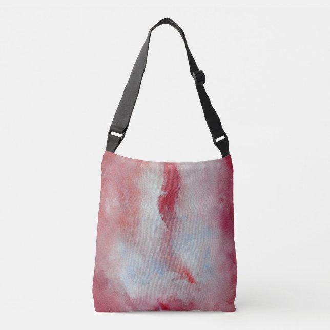 Ajustable Sac tout-dessus-impression rose (Devant)