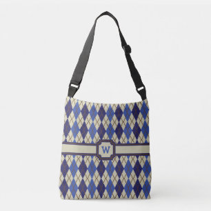Ajustable Sac tout-sur-impression pour Jacquard à baies bleu