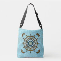 Sac Tout-Sur-Imprimé En Cuivre Imaginaire Mehndi