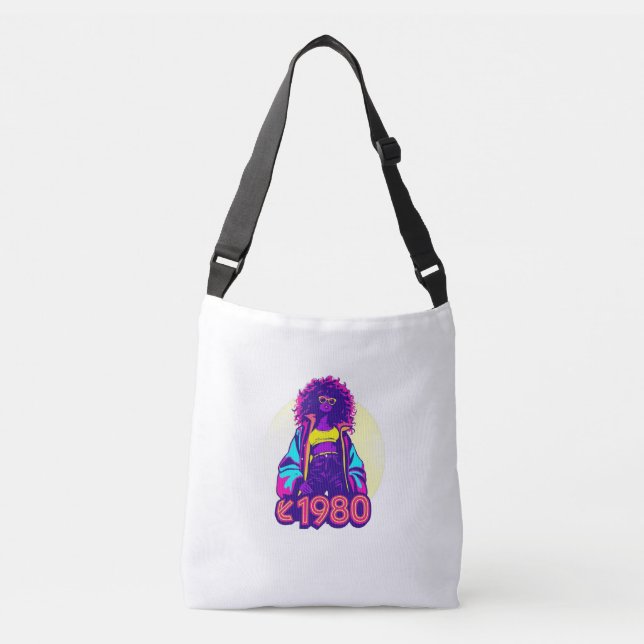 Ajustable Sac vintage Vibe 1980 Inspiré (Devant)