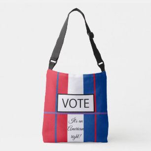 Ajustable Sac VOTE! Sac bandoulière