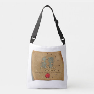Ajustable Sac Zodiaque - Poissons - Tote Body Cross