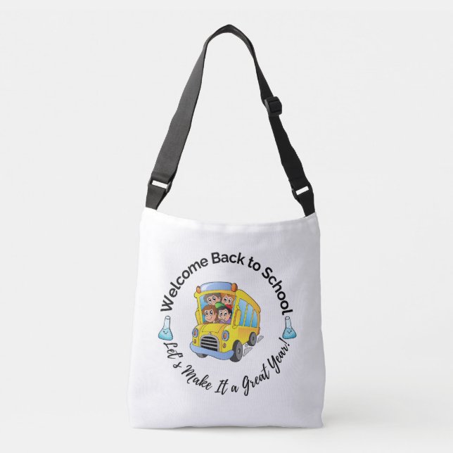 Ajustable Science Retour au Sac fourre-tout scolaire (Devant)