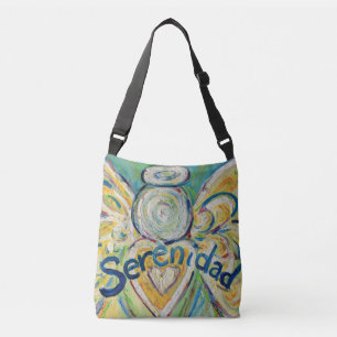 Ajustable Serenidad Angel Word Art Purge Sac Corps Croix