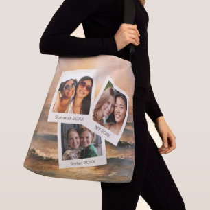 Ajustable SIX PHOTOS Sac Crossbody personnalisé