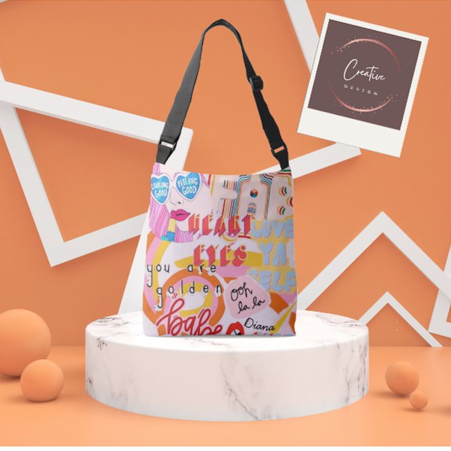 Ajustable Style Sac fourre-tout funky années 80 (Créateur téléchargé)
