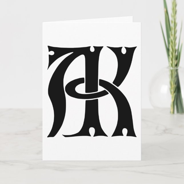 AK monogram (Devant)