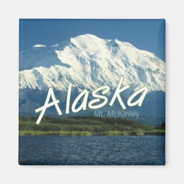 Akaska State Travel Souvenir Frigo Magnet (Devant)