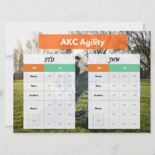 AKC Agility Master STD & JWW Titacker