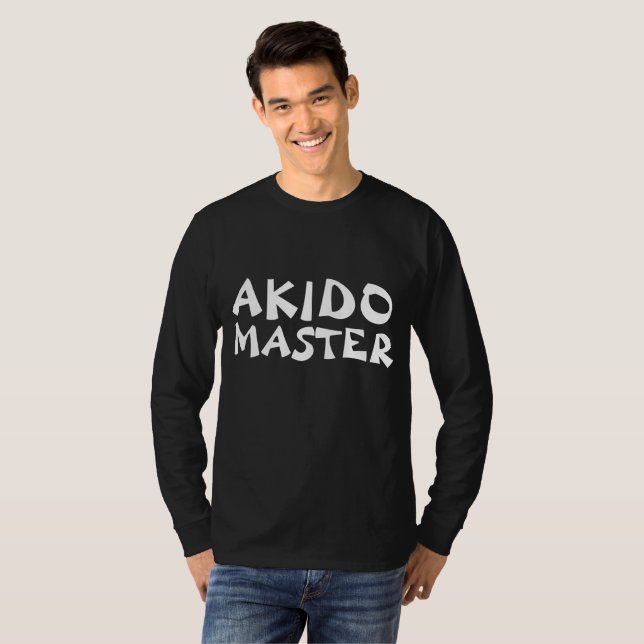 AKIDO MASTER MARTIAL ARTS T-SHIRTS TEE - SHIRTS (Devant entier)