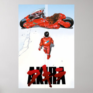 Akira Anime Affiche de Film - Art Officiel -   Hau