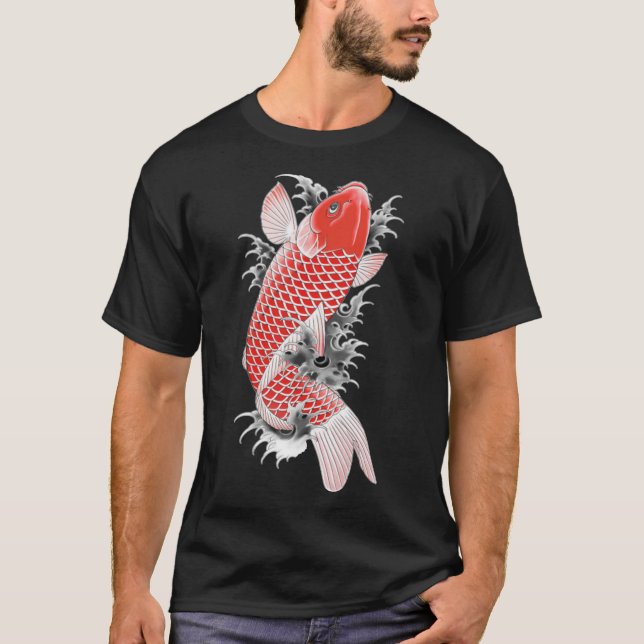 Akira Nishikiyama Koi Yakuza T-shirt classique (Devant)