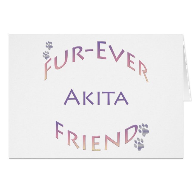 Akita Furever (Devant horizontal)