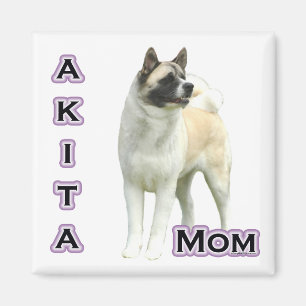 Akita Mom 4 - Magnet