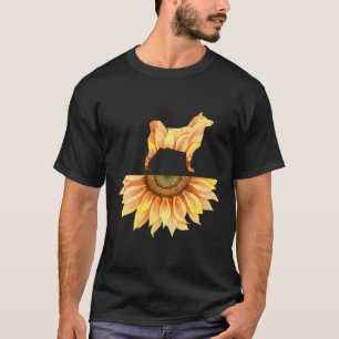 Akita Tshirt Akita Cadeau Tournesol Chemise Femmes