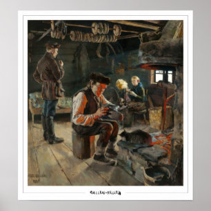 Akseli Gallen-Kallela Zedign affiche d'art #119