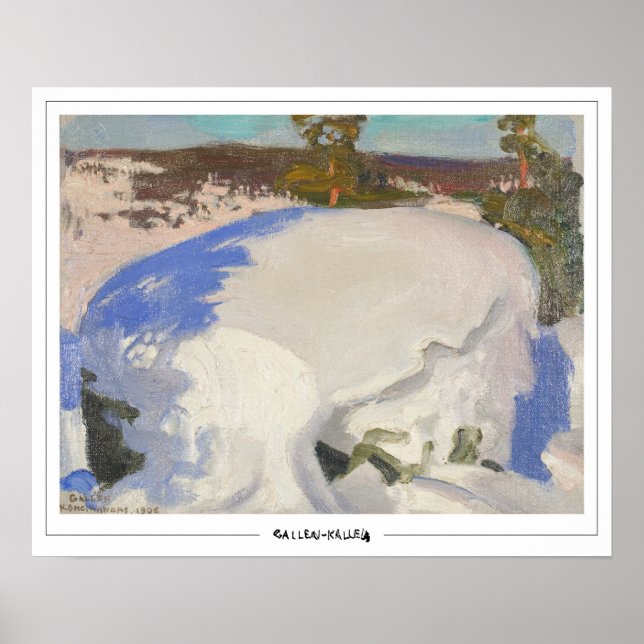 Akseli Gallen-Kallela Zedign Affiche d'art #25 (Devant)