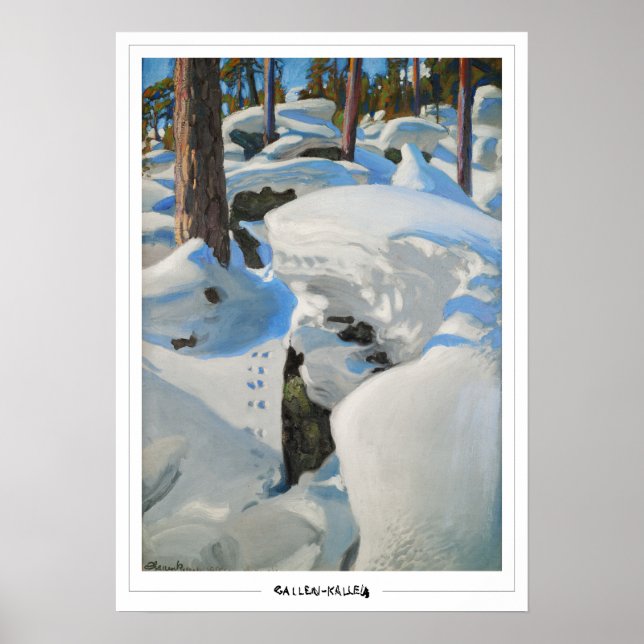 Akseli Gallen-Kallela Zedign Affiche d'art #385 (Devant)