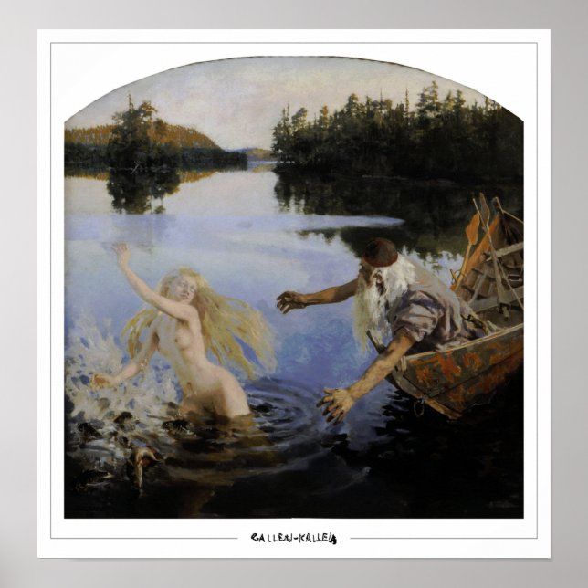 Akseli Gallen-Kallela Zedign affiche d'art #66 (Devant)