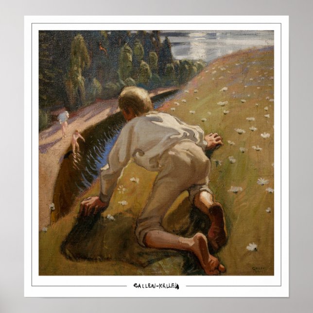 Akseli Gallen-Kallela Zedign Art Affiche #1 (Devant)
