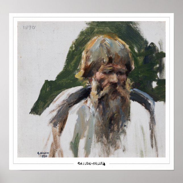 Akseli Gallen-Kallela Zedign Art Affiche #142 (Devant)