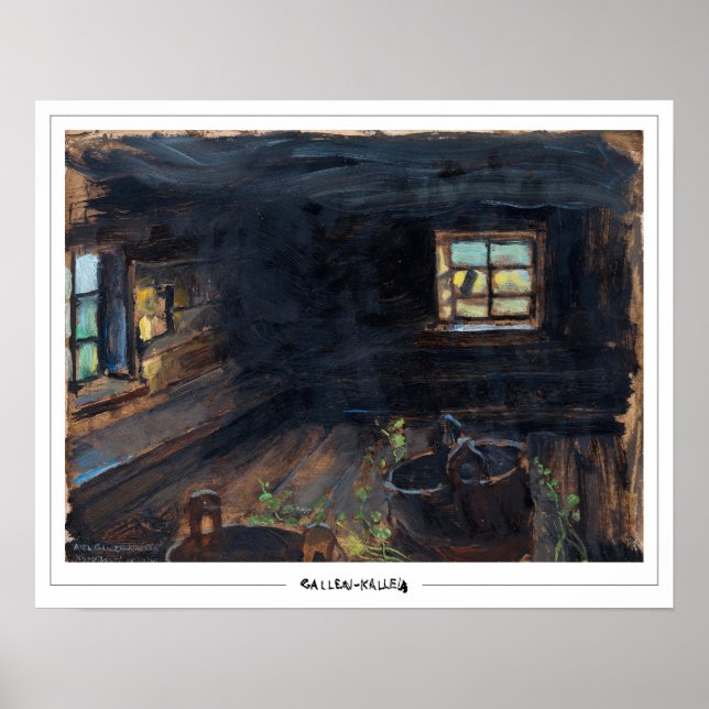 Akseli Gallen-Kallela Zedign Art Affiche #17 (Devant)