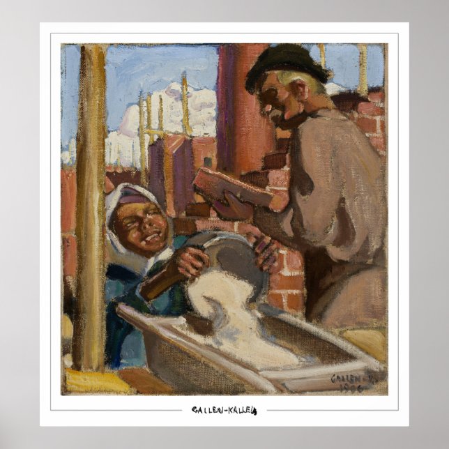 Akseli Gallen-Kallela Zedign Art Affiche #29 (Devant)