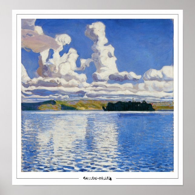 Akseli Gallen-Kallela Zedign Art Affiche #31 (Devant)
