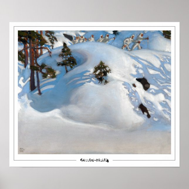 Akseli Gallen-Kallela Zedign Art Affiche #92 (Devant)
