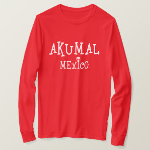 Akumal Mexico Design - T-shirt à manches longues d