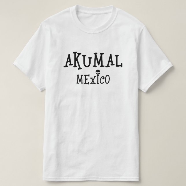 Akumal Mexico Design - T-shirt à valeur masculine (Design devant)