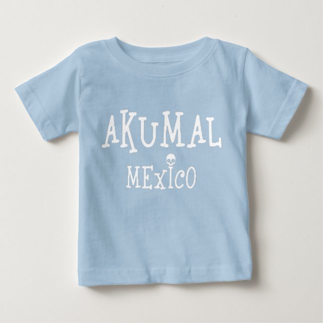 Akumal Mexico Design - T-shirt Baby Fine Jersey (Devant)