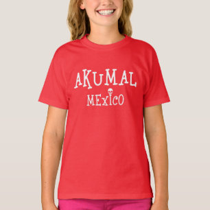 Akumal Mexico Design - T-shirt de base pour filles