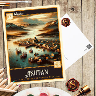 Akutan, Alaska   Carte postale ancienne