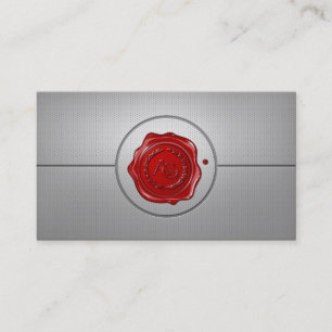Al Gietl : AG Monogram+Wax Seal Carte de visite