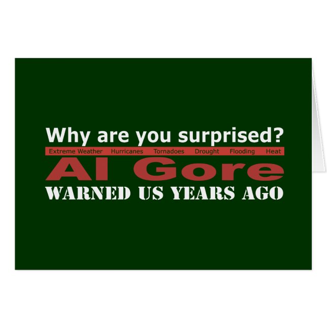 Al Gore nous a avertis (Devant horizontal)