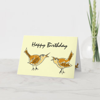 AL- Wren Bonne carte d'anniversaire