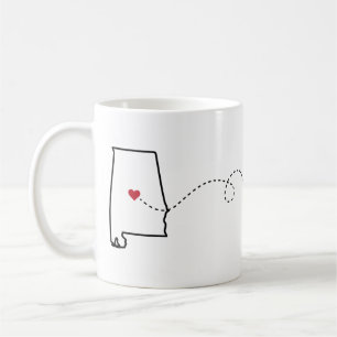 Alabama au Kentucky - Coeur2Coeur café Mug