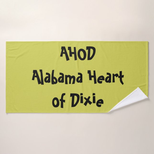 Alabama Cœur de Dixie (Serviette de bain)