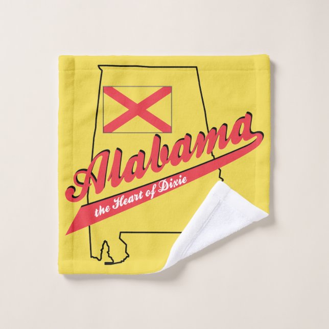 Alabama Cœur de Dixie (Gant de toilette)