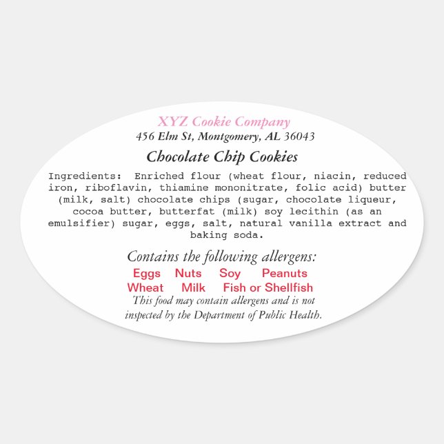 ALABAMA Cottage Law Étiquette maison étiquette de  (Devant)